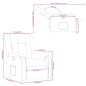 vidaXL Relaxsessel Weinrot Kunstleder vidaXL Relaxsessel Weinrot Kunstleder