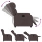 vidaXL Relaxsessel Dunkelbraun Stoff vidaXL Relaxsessel Dunkelbraun Stoff