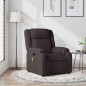 vidaXL Massagesessel Dunkelbraun Stoff vidaXL Massagesessel Dunkelbraun Stoff