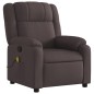 vidaXL Massagesessel Dunkelbraun Stoff vidaXL Massagesessel Dunkelbraun Stoff