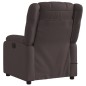 vidaXL Massagesessel Dunkelbraun Stoff vidaXL Massagesessel Dunkelbraun Stoff