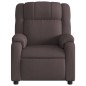 vidaXL Massagesessel Dunkelbraun Stoff vidaXL Massagesessel Dunkelbraun Stoff