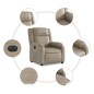 vidaXL Relaxsessel Elektrisch Cappuccino-Braun Kunstleder vidaXL Relaxsessel Elektrisch Cappuccino-Braun Kunstleder