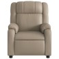 vidaXL Relaxsessel Elektrisch Cappuccino-Braun Kunstleder vidaXL Relaxsessel Elektrisch Cappuccino-Braun Kunstleder
