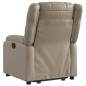 vidaXL Relaxsessel mit Aufstehhilfe Cappuccino-Braun Kunstleder vidaXL Relaxsessel mit Aufstehhilfe Cappuccino-Braun Kunstleder