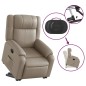 vidaXL Relaxsessel mit Aufstehhilfe Cappuccino-Braun Kunstleder vidaXL Relaxsessel mit Aufstehhilfe Cappuccino-Braun Kunstleder
