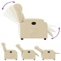 vidaXL Relaxsessel Elektrisch Creme Stoff vidaXL Relaxsessel Elektrisch Creme Stoff