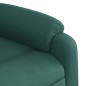 vidaXL Massagesessel mit Aufstehhilfe Dunkelgrün Stoff vidaXL Massagesessel mit Aufstehhilfe Dunkelgrün Stoff