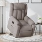 vidaXL Relaxsessel mit Aufstehhilfe Elektrisch Taupe Stoff vidaXL Relaxsessel mit Aufstehhilfe Elektrisch Taupe Stoff