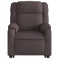 vidaXL Relaxsessel mit Aufstehhilfe Elektrisch Dunkelbraun Stoff vidaXL Relaxsessel mit Aufstehhilfe Elektrisch Dunkelbraun Stoff
