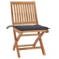 Gartenstühle 2 Stk. mit Anthrazit Kissen Massivholz Teak Gartenstühle 2 Stk. mit Anthrazit Kissen Massivholz Teak