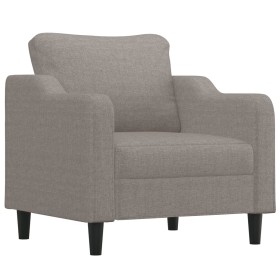 vidaXL Sessel Taupe 60 cm Stoff