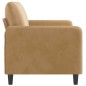vidaXL 2-Sitzer-Sofa Braun 140 cm Samt vidaXL 2-Sitzer-Sofa Braun 140 cm Samt