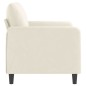vidaXL 2-Sitzer-Sofa Creme 120 cm Samt vidaXL 2-Sitzer-Sofa Creme 120 cm Samt