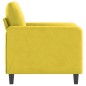 vidaXL Sessel Gelb 60 cm Samt vidaXL Sessel Gelb 60 cm Samt