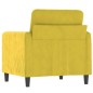 vidaXL Sessel Gelb 60 cm Samt vidaXL Sessel Gelb 60 cm Samt