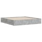 vidaXL Bettgestell mit Schubladen Betongrau 180x200 cm Holzwerkstoff vidaXL Bettgestell mit Schubladen Betongrau 180x200 cm Holzwerkstoff