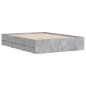 vidaXL Bettgestell mit Schubladen Betongrau 120x200 cm Holzwerkstoff vidaXL Bettgestell mit Schubladen Betongrau 120x200 cm Holzwerkstoff