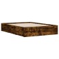vidaXL Bettgestell mit Schubladen Räuchereiche 120x190cm Holzwerkstoff vidaXL Bettgestell mit Schubladen Räuchereiche 120x190cm Holzwerkstoff