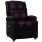 vidaXL Massagesessel Schwarz Kunstleder vidaXL Massagesessel Schwarz Kunstleder