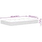 vidaXL Matratze Bonnell-Federkern Mittel 120x200 cm vidaXL Matratze Bonnell-Federkern Mittel 120x200 cm