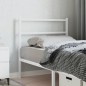 vidaXL Kopfteil Metall Weiß 90 cm vidaXL Kopfteil Metall Weiß 90 cm