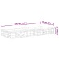 vidaXL Matratze Taschenfederkern Mittelfest 70x200 cm vidaXL Matratze Taschenfederkern Mittelfest 70x200 cm
