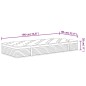 vidaXL Matratze Taschenfederkern Medium Plus 90x190 cm vidaXL Matratze Taschenfederkern Medium Plus 90x190 cm