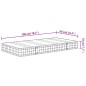 vidaXL Matratze Bonnell-Federkern Mittel 90x200 cm vidaXL Matratze Bonnell-Federkern Mittel 90x200 cm