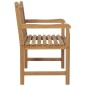 Gartenstühle 2 Stk. mit Blauen Kissen Massivholz Teak Gartenstühle 2 Stk. mit Blauen Kissen Massivholz Teak