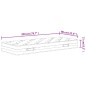 vidaXL Matratze Bonnell-Federkern Mittel 90x200 cm vidaXL Matratze Bonnell-Federkern Mittel 90x200 cm