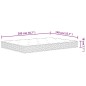 vidaXL Matratze Bonnell-Federkern Mittel 140x200 cm vidaXL Matratze Bonnell-Federkern Mittel 140x200 cm
