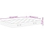 vidaXL Matratze Bonnell-Federkern Mittel 140x190 cm vidaXL Matratze Bonnell-Federkern Mittel 140x190 cm