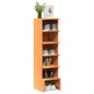 vidaXL Schuhregal Wachsbraun 28x30x104 cm Massivholz Kiefer vidaXL Schuhregal Wachsbraun 28x30x104 cm Massivholz Kiefer