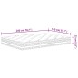 vidaXL Matratze Taschenfederkern Mittel 140x200 cm vidaXL Matratze Taschenfederkern Mittel 140x200 cm