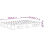 vidaXL Matratze Taschenfederkern Mittelfest 140x200 cm vidaXL Matratze Taschenfederkern Mittelfest 140x200 cm