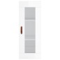 Highboard Hochglanz-Weiß 34,5x34x180 cm Holzwerkstoff Highboard Hochglanz-Weiß 34,5x34x180 cm Holzwerkstoff