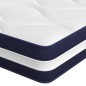 vidaXL Matratze Taschenfederkern Mittelfest 140x190 cm vidaXL Matratze Taschenfederkern Mittelfest 140x190 cm