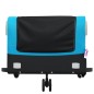 vidaXL Fahrradanhänger Schwarz und Blau 45 kg Eisen vidaXL Fahrradanhänger Schwarz und Blau 45 kg Eisen