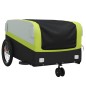 vidaXL Fahrradanhänger Schwarz und Grün 45 kg Eisen vidaXL Fahrradanhänger Schwarz und Grün 45 kg Eisen