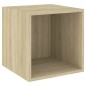 vidaXL 4-tlg. TV-Schrank-Set Sonoma-Eiche Holzwerkstoff vidaXL 4-tlg. TV-Schrank-Set Sonoma-Eiche Holzwerkstoff