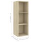 vidaXL 4-tlg. TV-Schrank-Set Sonoma-Eiche Holzwerkstoff vidaXL 4-tlg. TV-Schrank-Set Sonoma-Eiche Holzwerkstoff