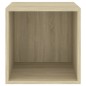 vidaXL Wandschränke 2 Stk. Sonoma-Eiche 37x37x37 cm Holzwerkstoff vidaXL Wandschränke 2 Stk. Sonoma-Eiche 37x37x37 cm Holzwerkstoff
