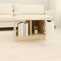 vidaXL Couchtisch Weiß und Sonoma-Eiche 50x50x36 cm Holzwerkstoff vidaXL Couchtisch Weiß und Sonoma-Eiche 50x50x36 cm Holzwerkstoff