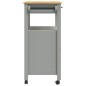 vidaXL Küchenwagen MONZA 84x40x90 cm Massivholz Kiefer vidaXL Küchenwagen MONZA 84x40x90 cm Massivholz Kiefer