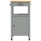 vidaXL Küchenwagen MONZA 48x40x90 cm Massivholz Kiefer vidaXL Küchenwagen MONZA 48x40x90 cm Massivholz Kiefer