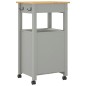 vidaXL Küchenwagen MONZA 48x40x90 cm Massivholz Kiefer vidaXL Küchenwagen MONZA 48x40x90 cm Massivholz Kiefer
