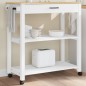vidaXL Küchenwagen MONZA 84x40x90 cm Massivholz Kiefer vidaXL Küchenwagen MONZA 84x40x90 cm Massivholz Kiefer