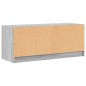 vidaXL TV-Schrank mit Glastüren Grau Sonoma 102x37x42 cm vidaXL TV-Schrank mit Glastüren Grau Sonoma 102x37x42 cm