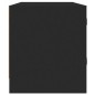 vidaXL TV-Schrank mit Glastüren Schwarz 102x37x42 cm vidaXL TV-Schrank mit Glastüren Schwarz 102x37x42 cm